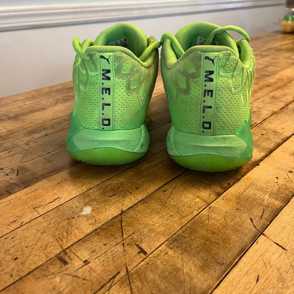 Puma LaMelo basketball Lime Green Shoes